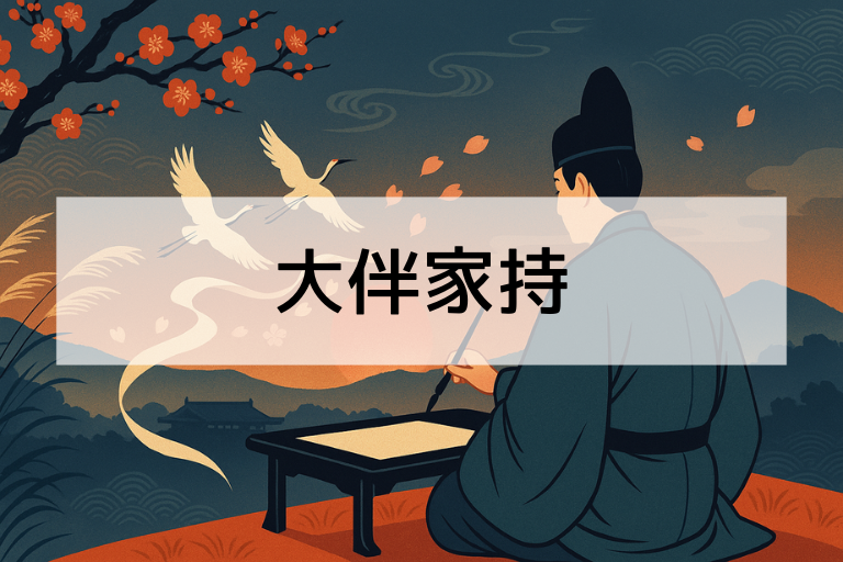 大伴家持とは？何をした人かを簡単に解説【万葉集の最後の歌人】