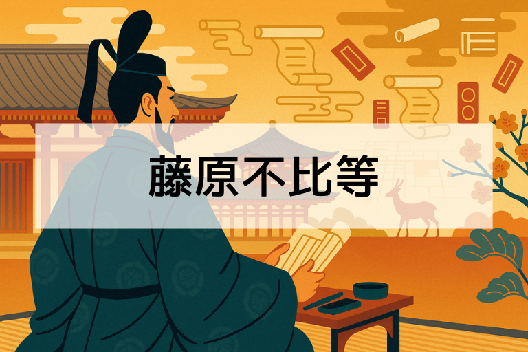 藤原不比等は何をした人？大化の改新後の日本を支えた天才政治家を簡単に紹介