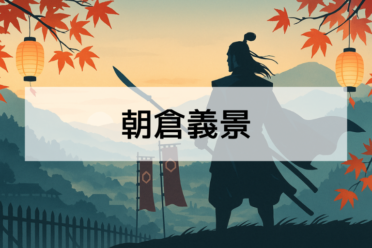 朝倉義景とは？何をした人かを簡単にわかりやすく解説！【戦国武将入門】