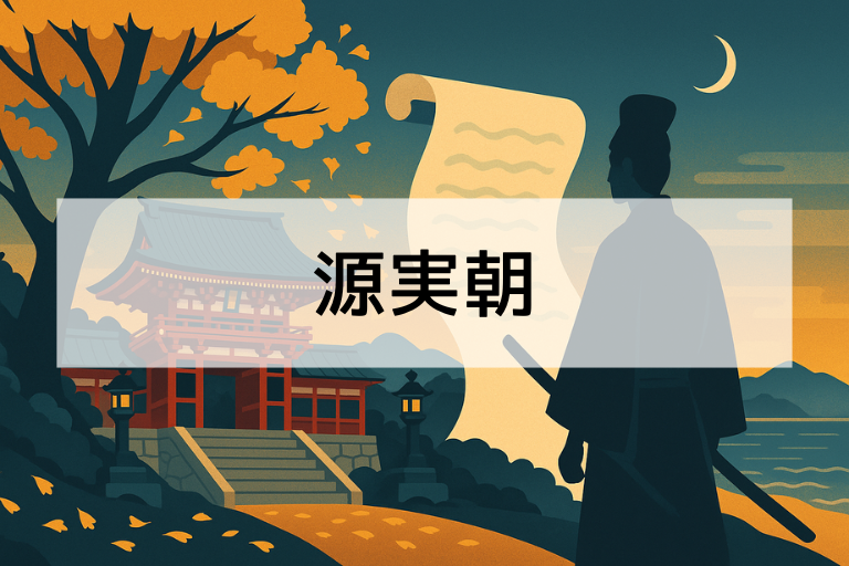 源実朝とは？何をした人か簡単に解説！鎌倉幕府三代将軍の生涯まとめ
